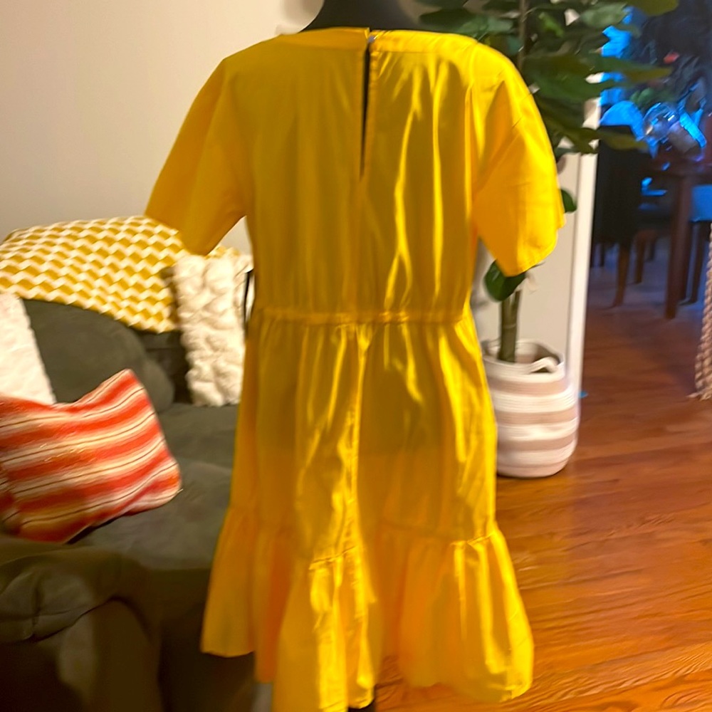 Yellow Ruffle Dress - Picture 3 of 5
